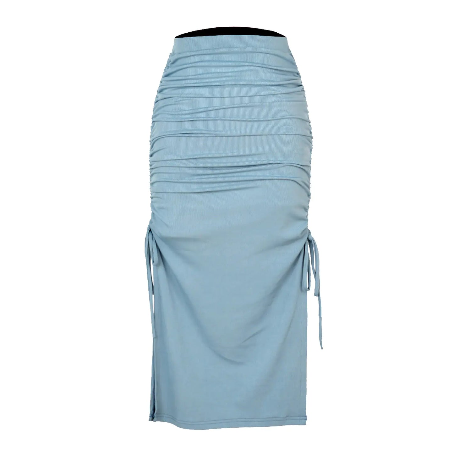 Pleated Lace-Up Sexy Long Skirt for Fashionistas
