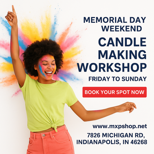 memorial day weekend candle making indianapolis