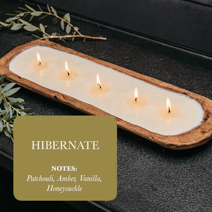 3-Wick Dough Bowl Soy Candle - Hibernate