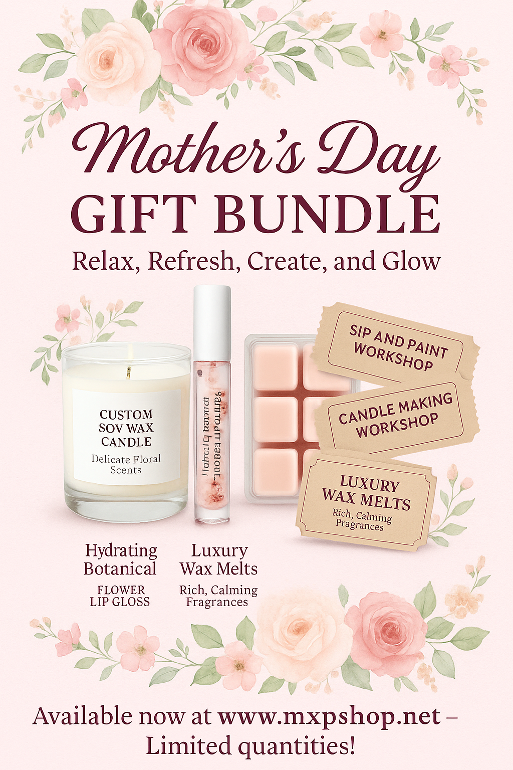 🌸 MXP Shop Mother’s Day Gift Bundle MAY 11th, 3pm 🌸
