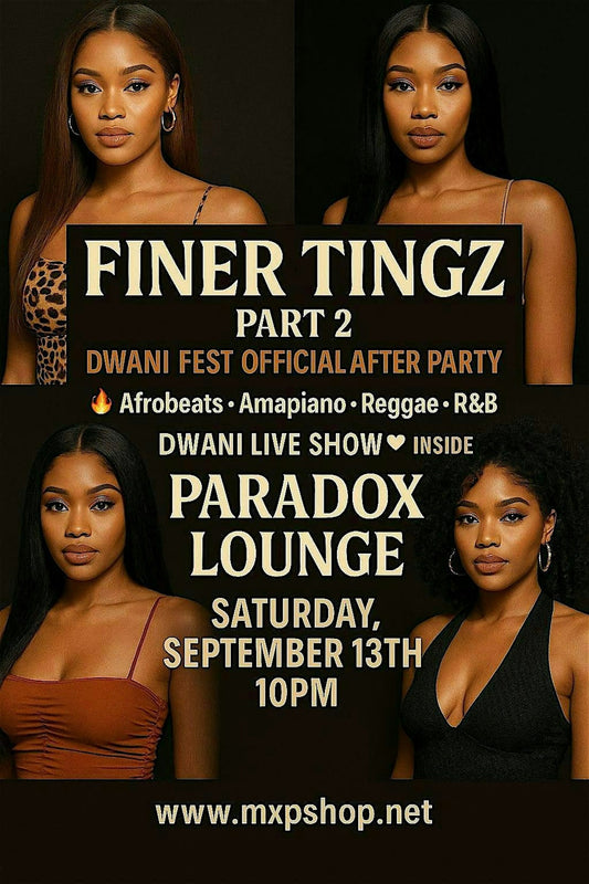 afrobeat party at (Paradox Lounge) Finer Tingz part 2,  Dwani - LIVE