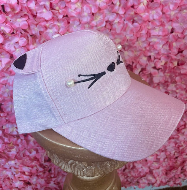 Pink "Cat" Hat