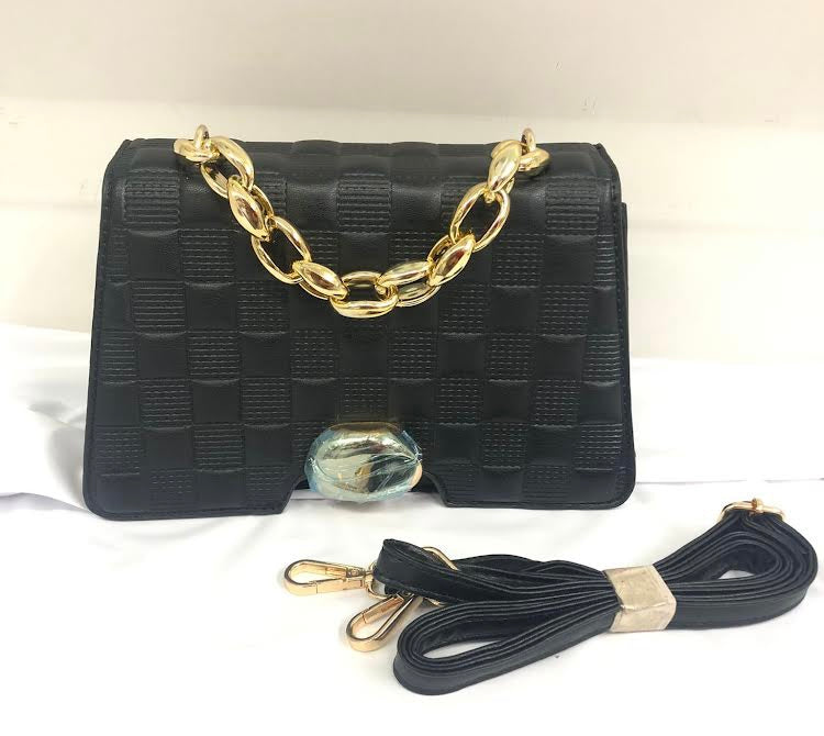 Pyramid Handbag Black