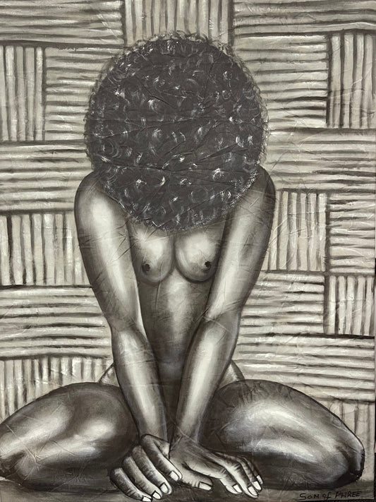 BLACK ART ( Afro woman body ) son of free