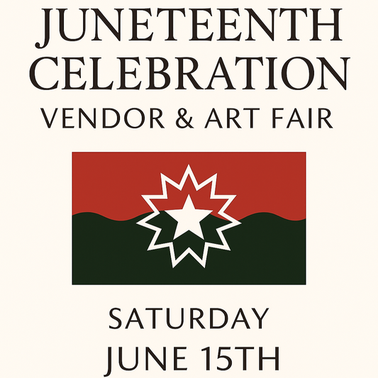 Join us at MXP Shop for our 3rd annual Juneteenth Vendor and Art fair on June 15th
