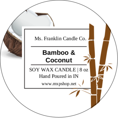 Bamboo & Coconut Scented Candle