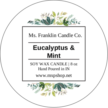 Eucalyptus & Mint Soy Scented Candle