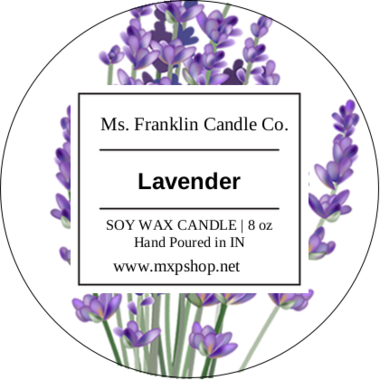 Lavender Soy Scented Candle